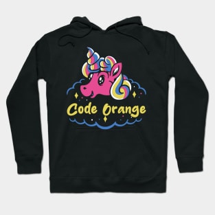 code orange and the last unicorn Hoodie